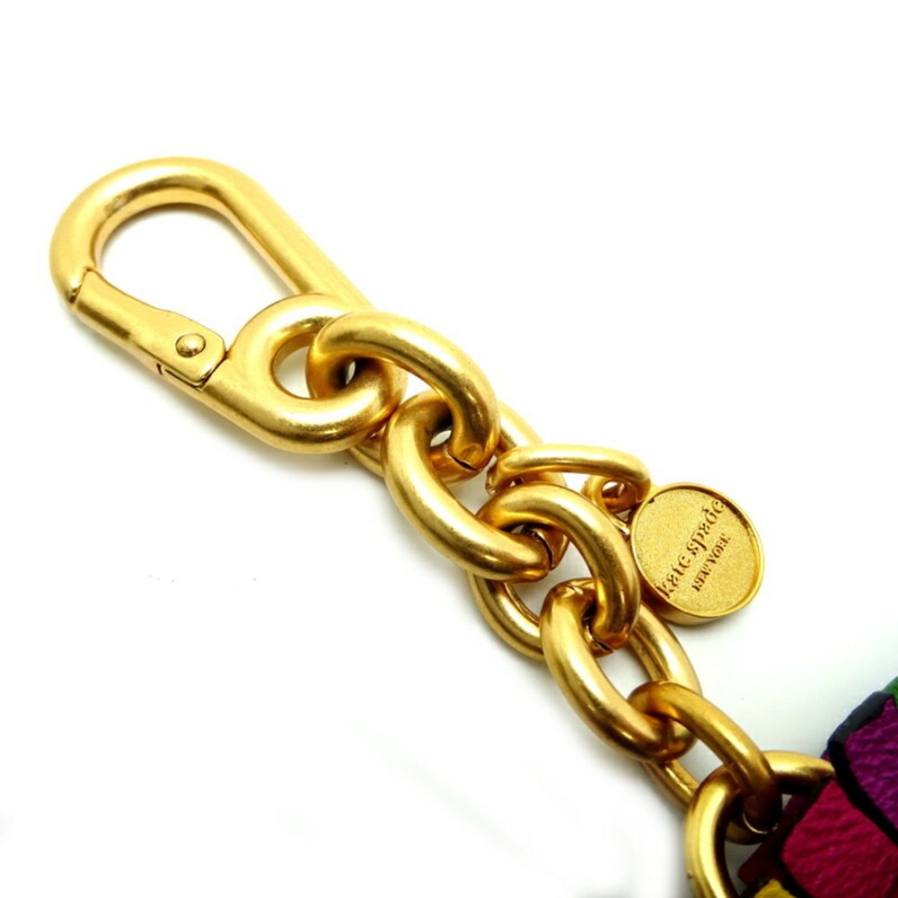 KATE SPADE Ziggy Zebra Embellished Bag Charm Women's/Men's Leather Multi - Picture 6 of 6
